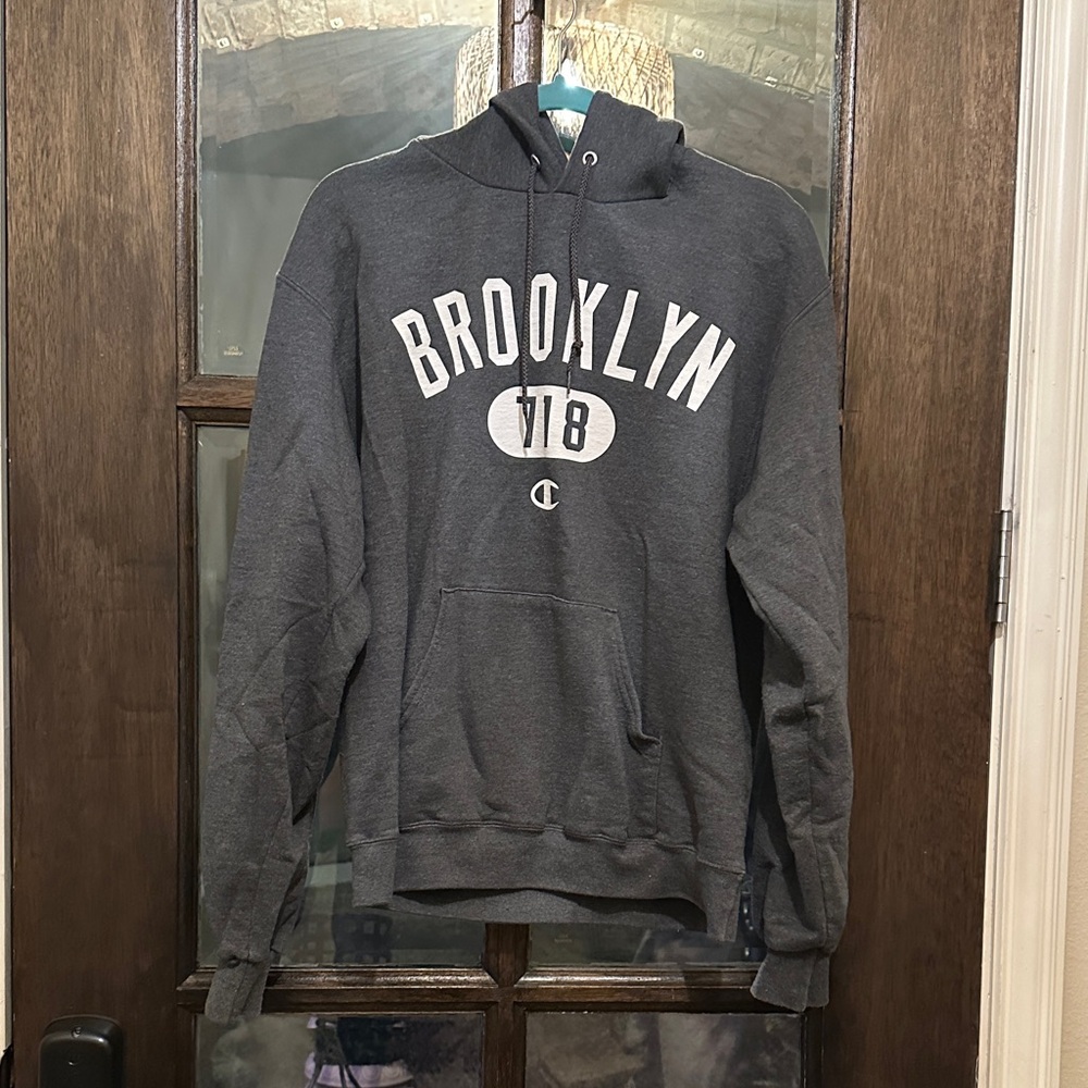Champion Men's Dark Gray Brooklyn Hoodie
